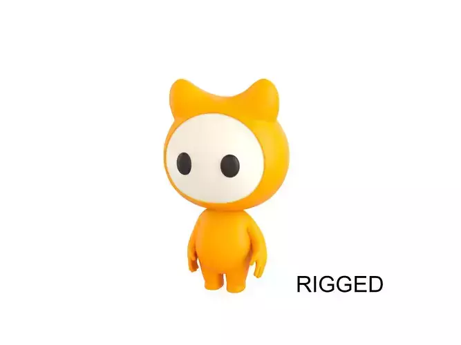 Character179 Rigged Mascot 3D model