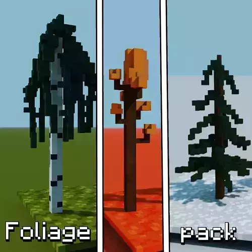 Voxel Seasons Trees pack