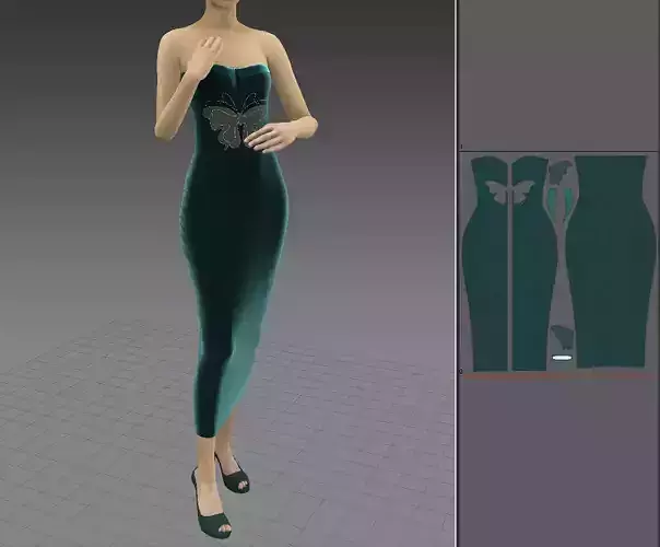 dress-Marvelous Designer