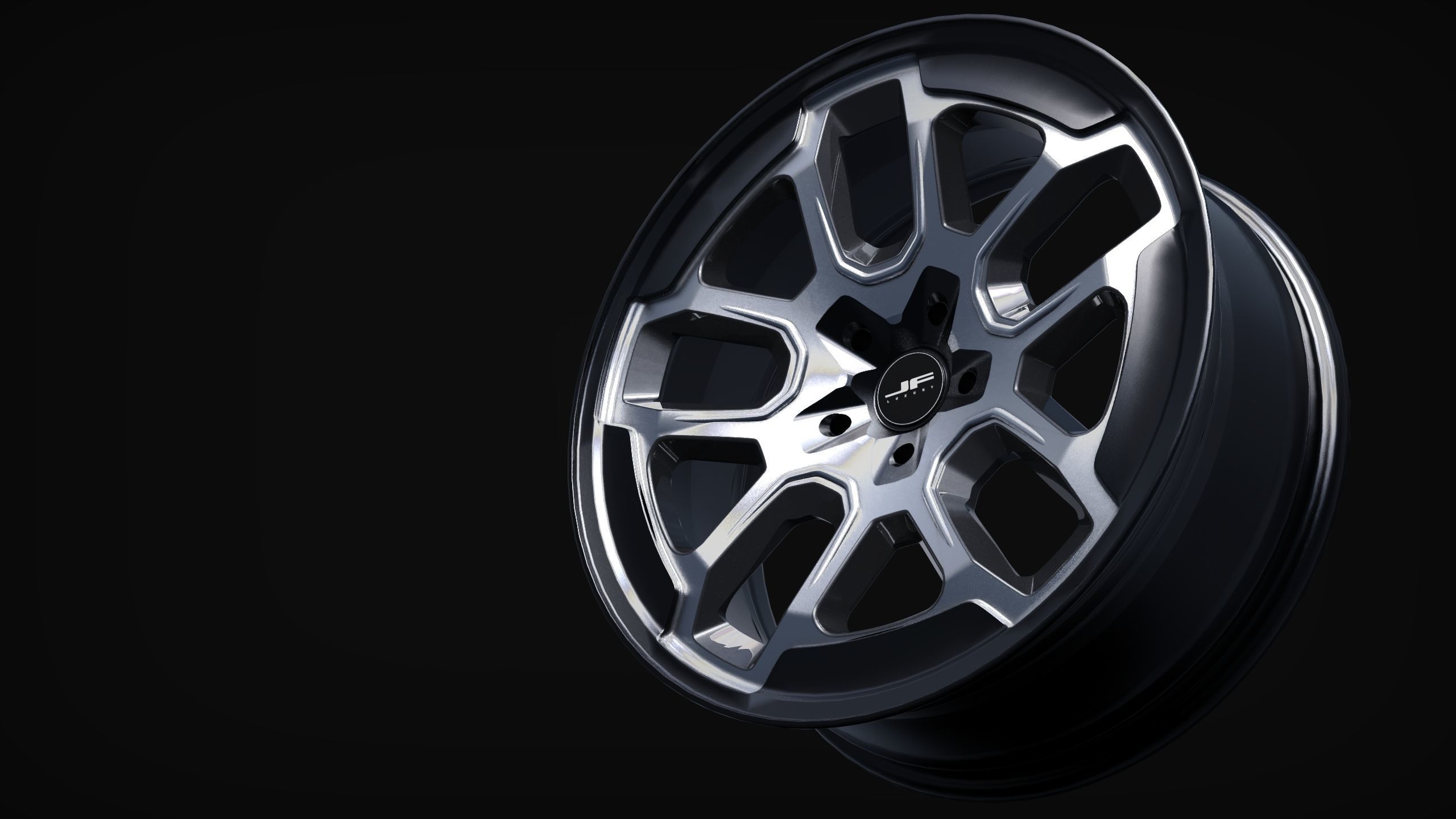 Jeep Wrangler OEM Wheels 3D model_6