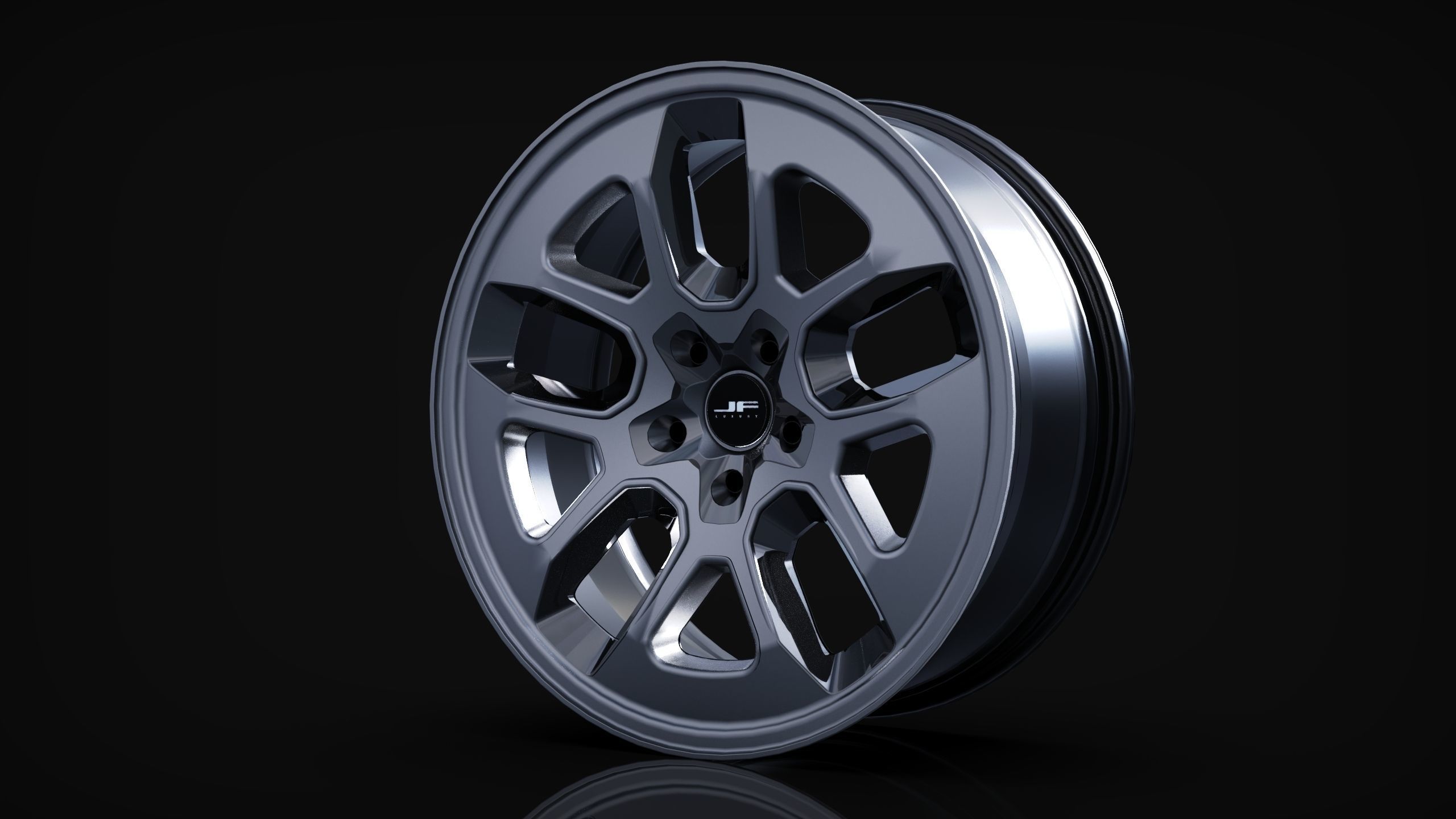 Jeep Wrangler OEM Wheels 3D model_5