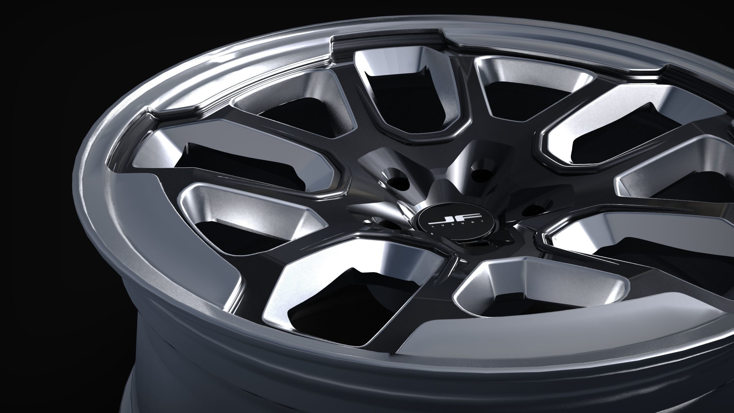 Jeep Wrangler OEM Wheels 3D model_8