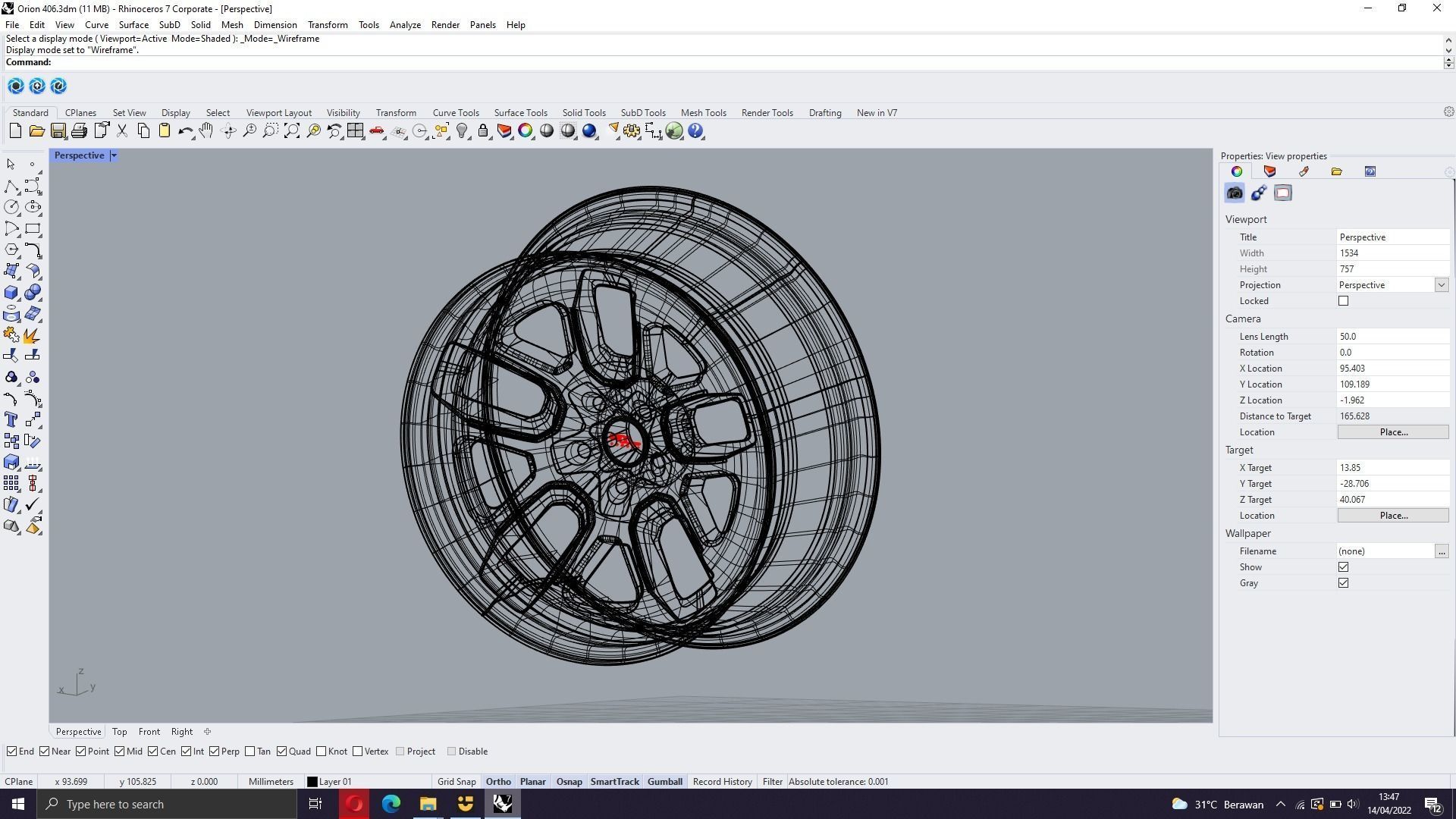 Jeep Wrangler OEM Wheels 3D model_13