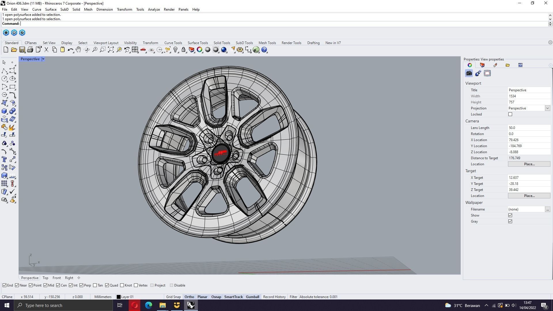 Jeep Wrangler OEM Wheels 3D model_11