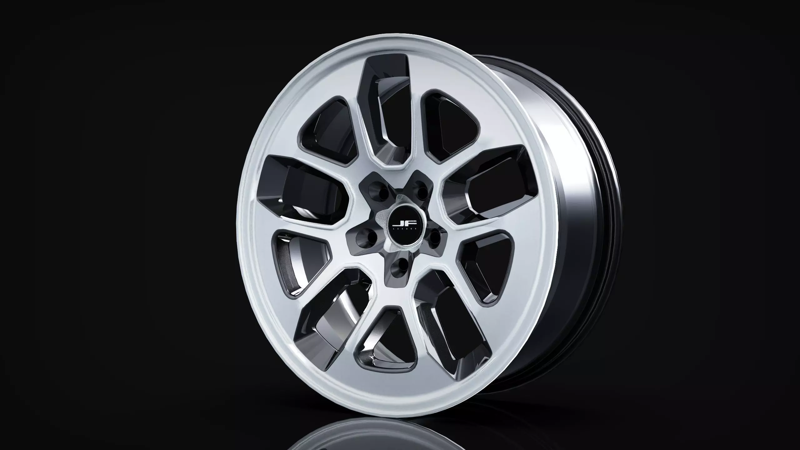 Jeep Wrangler OEM Wheels 3D model_0