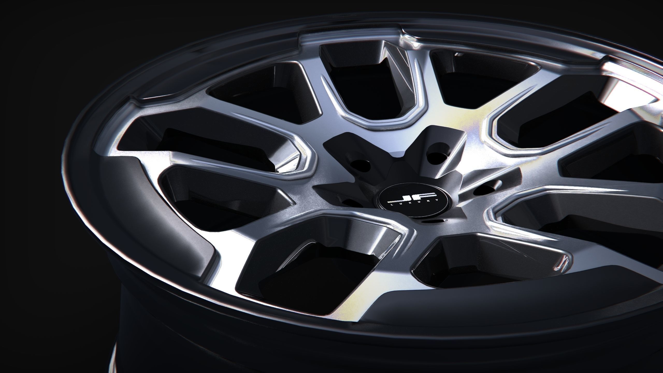 Jeep Wrangler OEM Wheels 3D model_7
