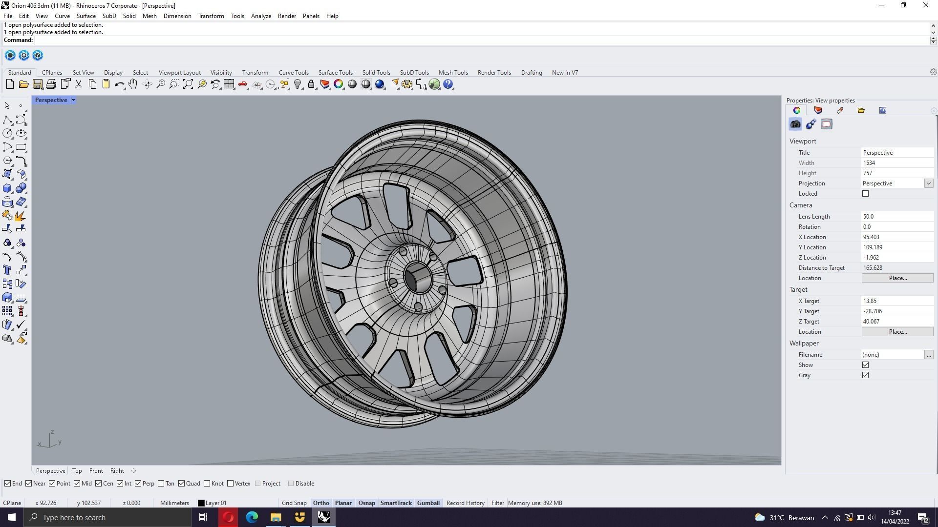 Jeep Wrangler OEM Wheels 3D model_12