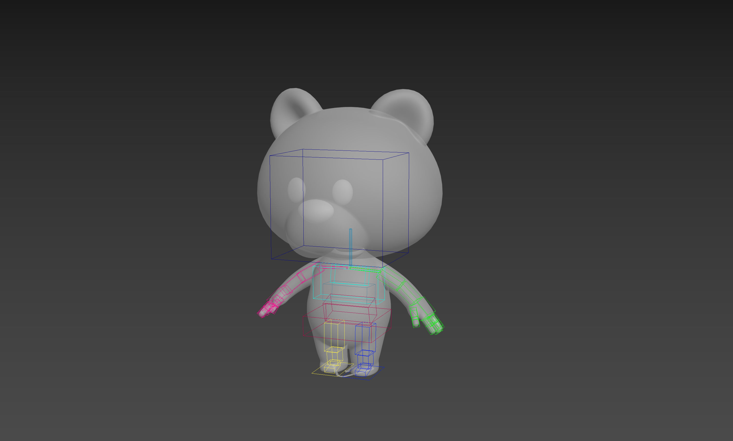 Character180 Rigged Polar Bear 3D model_21
