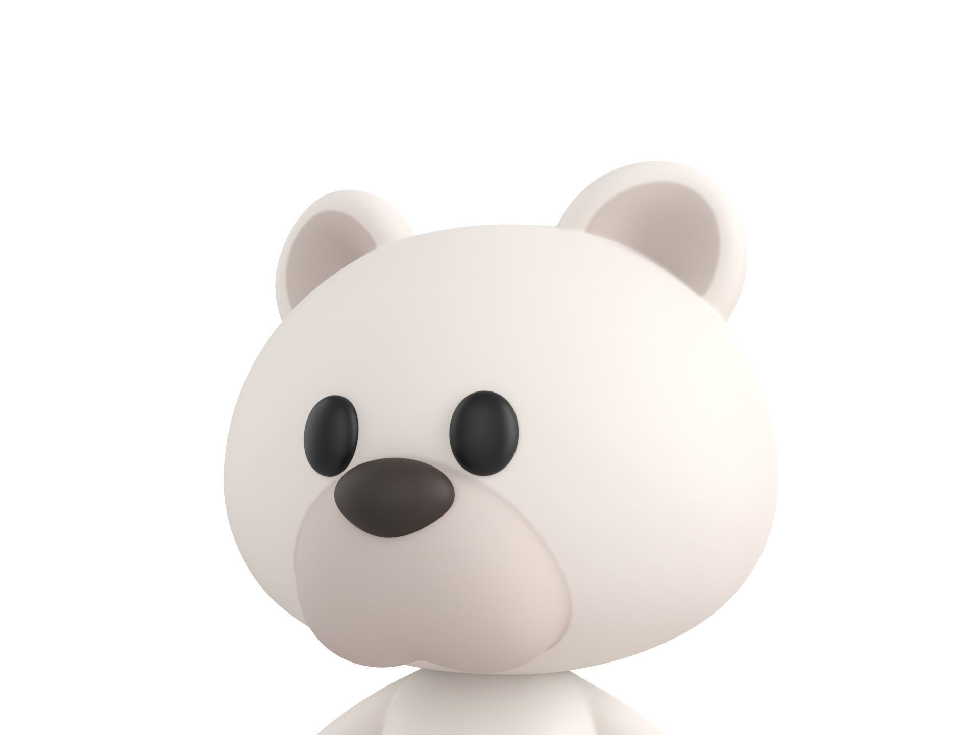 Character180 Rigged Polar Bear 3D model_15