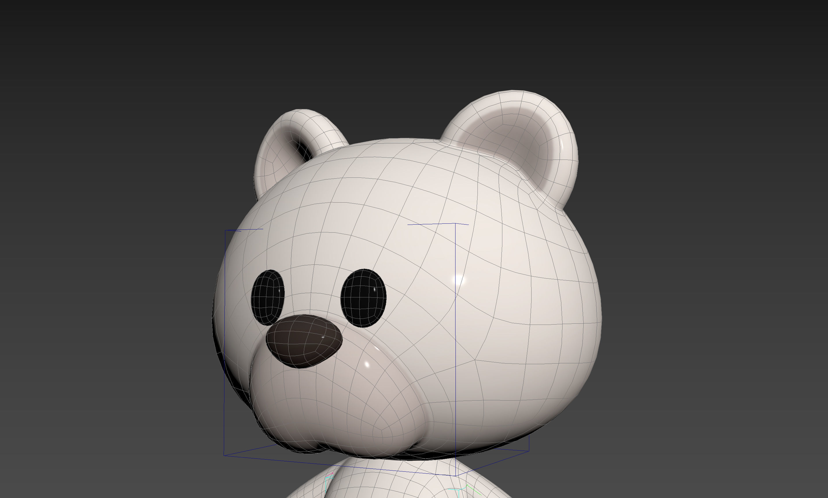Character180 Rigged Polar Bear 3D model_36