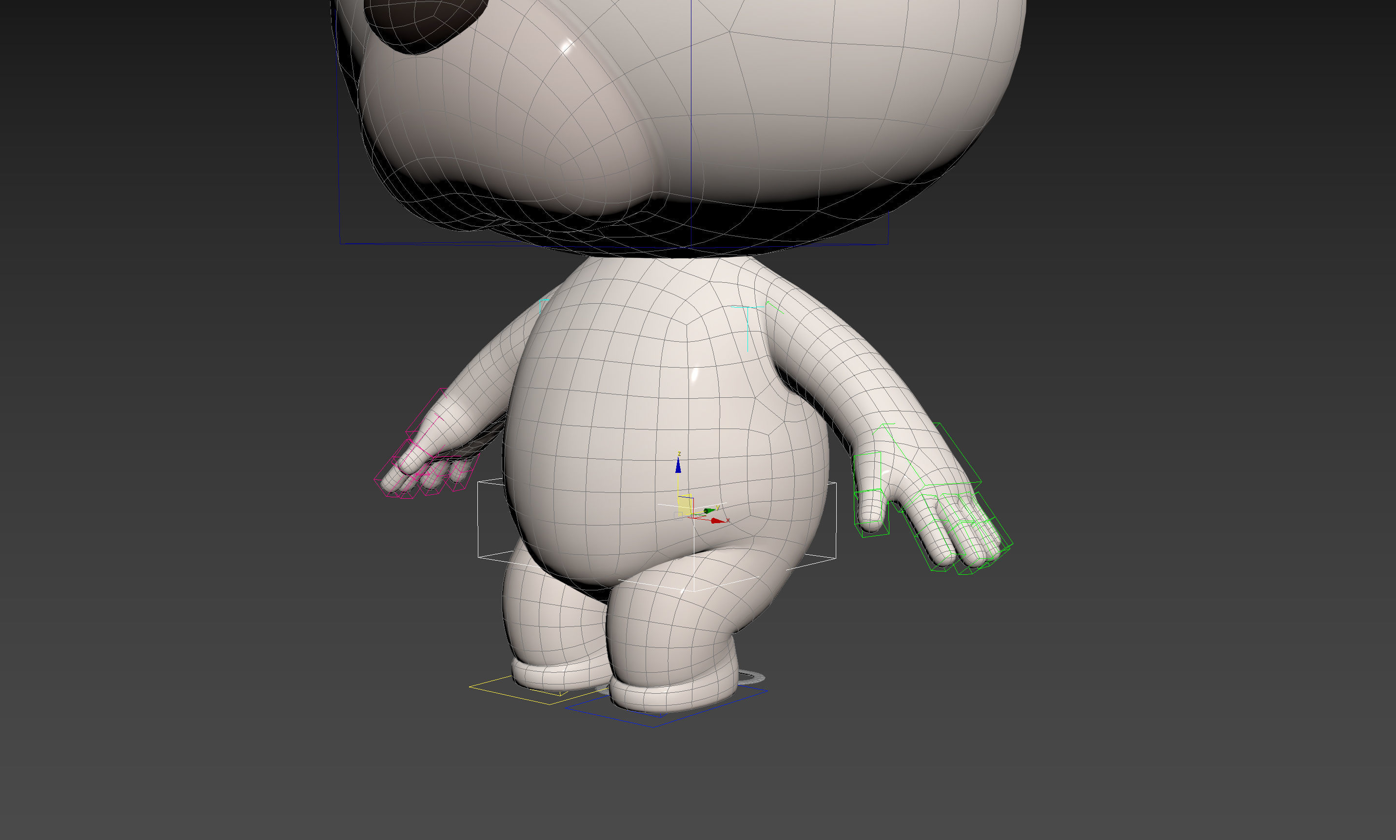 Character180 Rigged Polar Bear 3D model_28