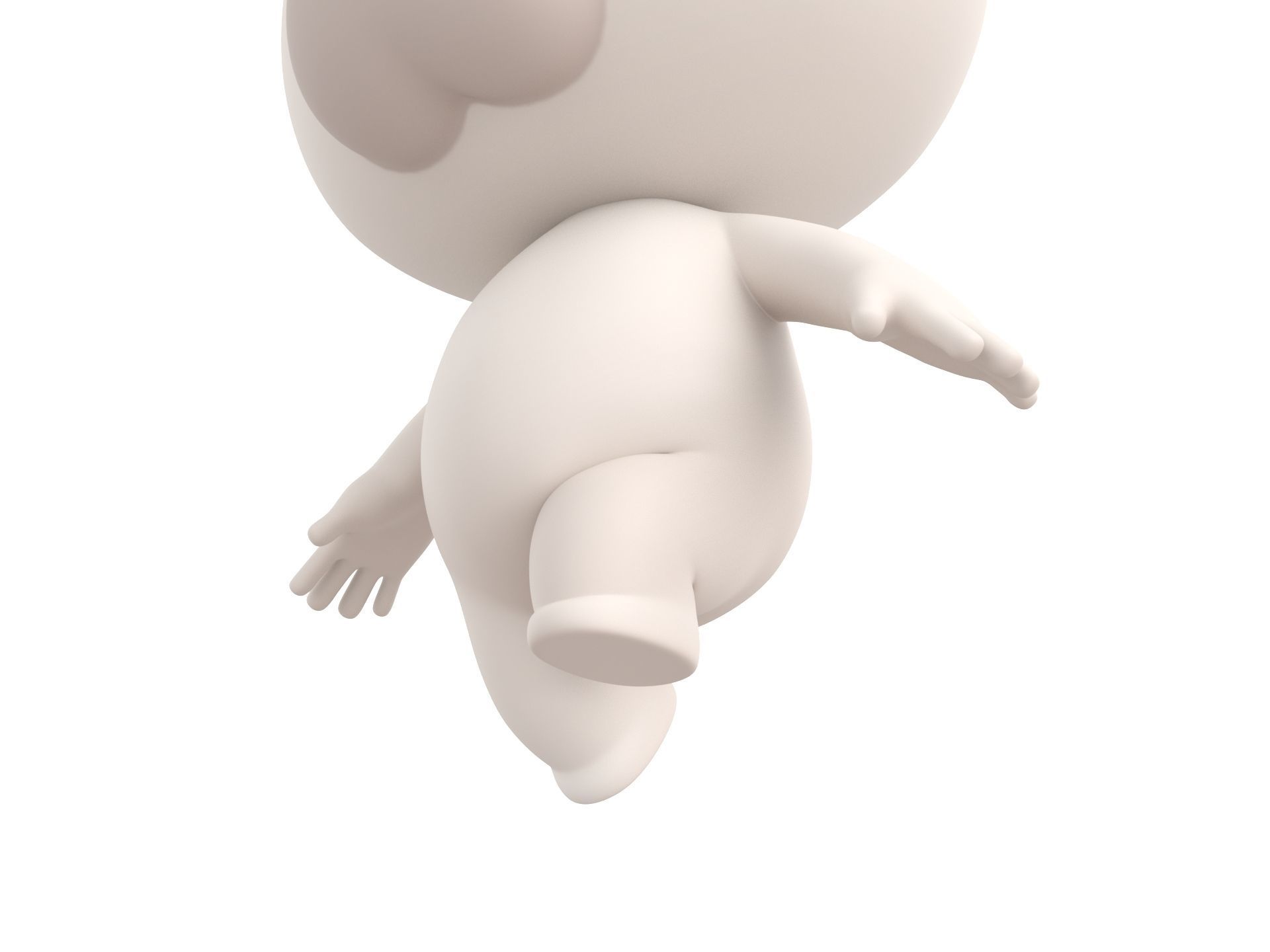 Character180 Rigged Polar Bear 3D model_7