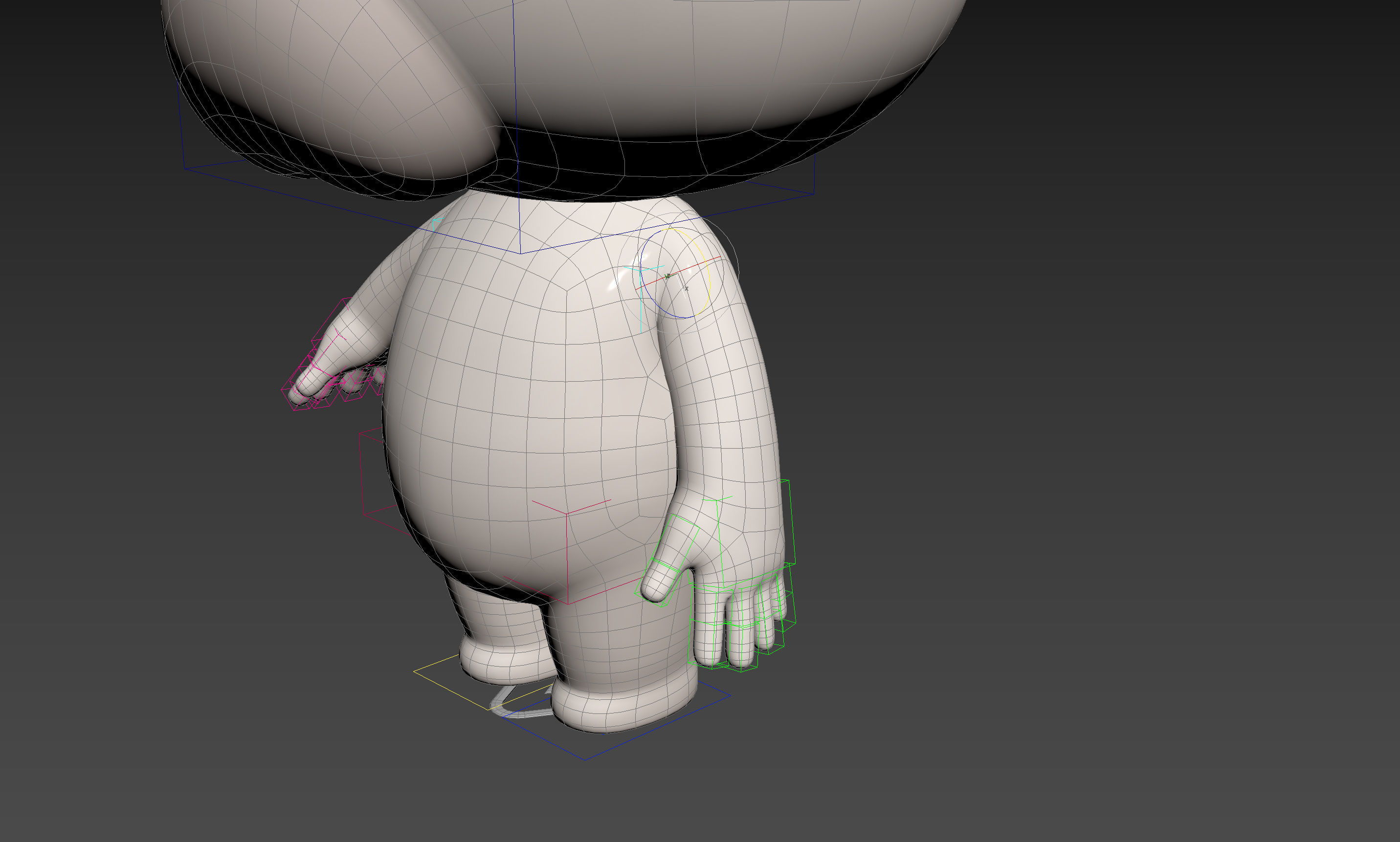 Character180 Rigged Polar Bear 3D model_23