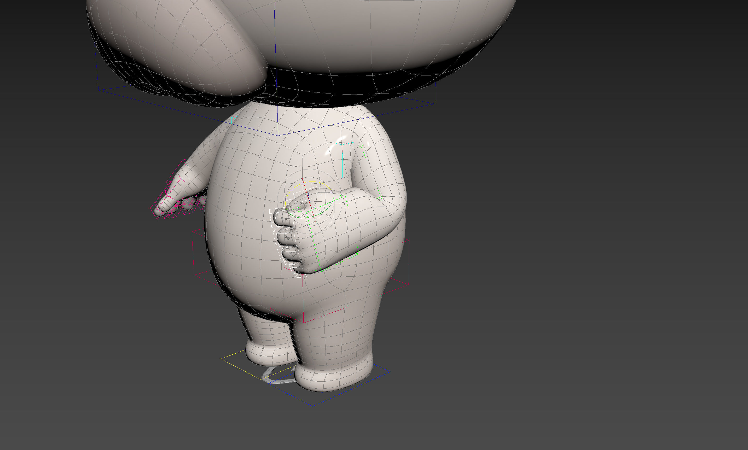 Character180 Rigged Polar Bear 3D model_25