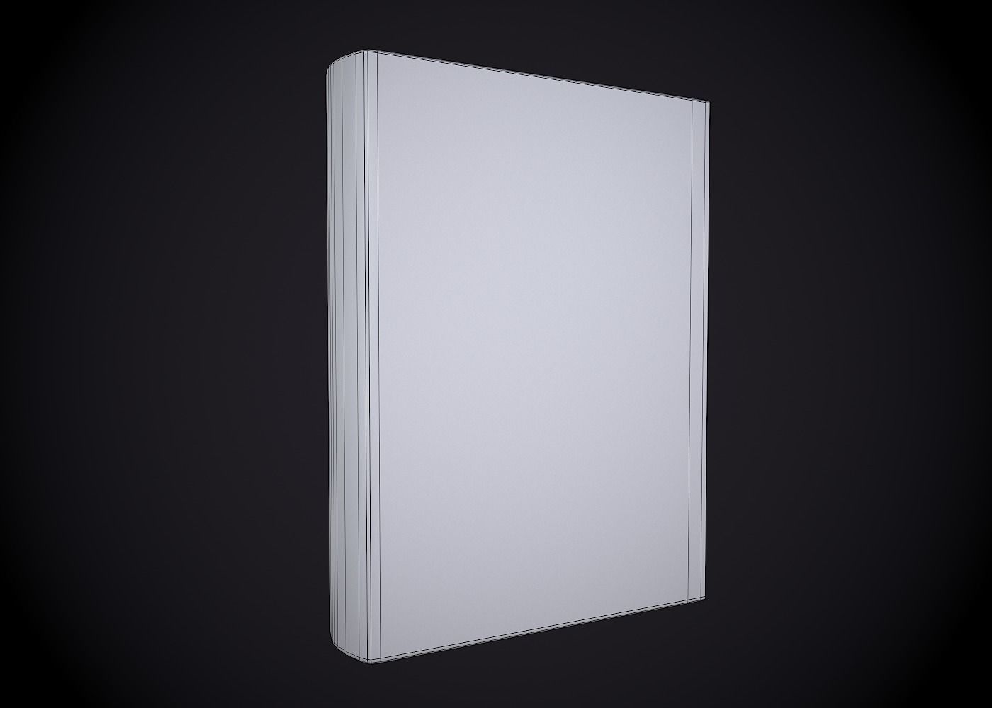 NECRONOMICON pentagram book Low-poly 3D model_7