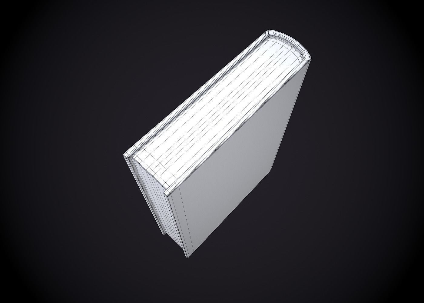 NECRONOMICON pentagram book Low-poly 3D model_9