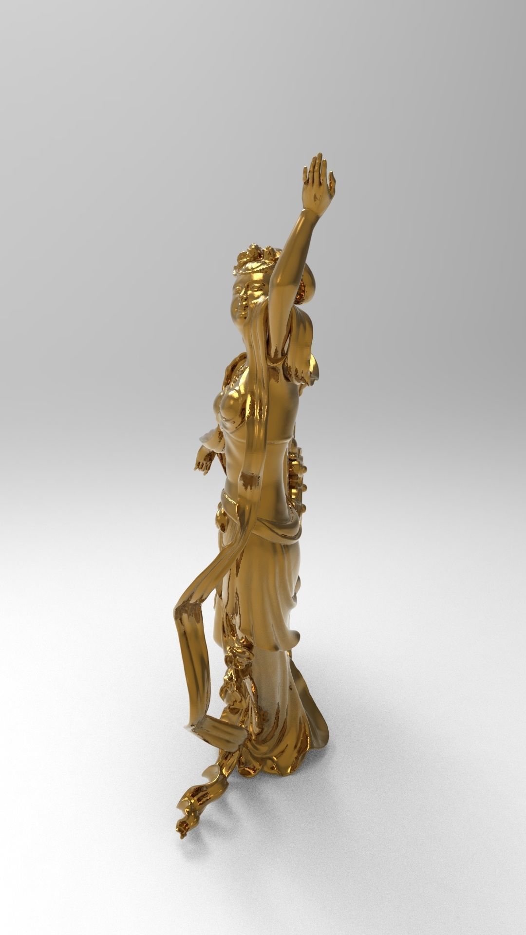 Chang e the Chinese goddess of the Moon mythology 3D print model_8