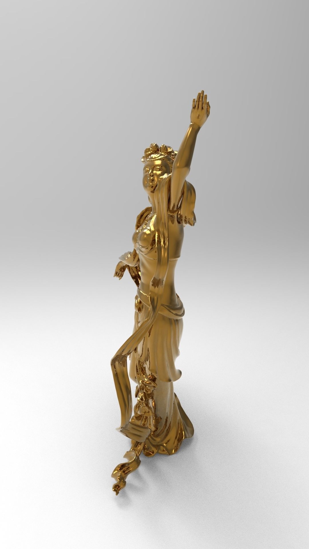 Chang e the Chinese goddess of the Moon mythology 3D print model_7