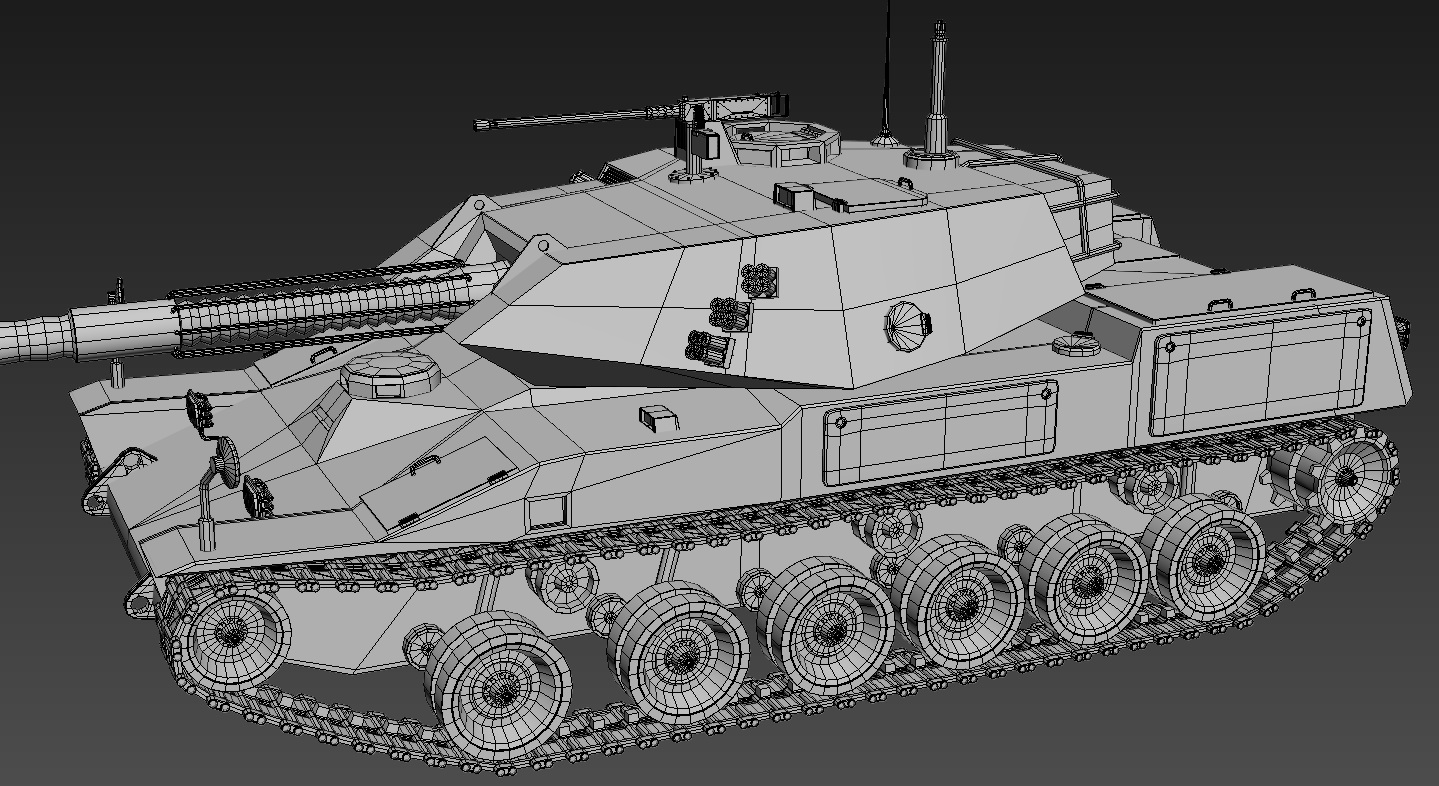 Tank Sting Ray 3D model_6