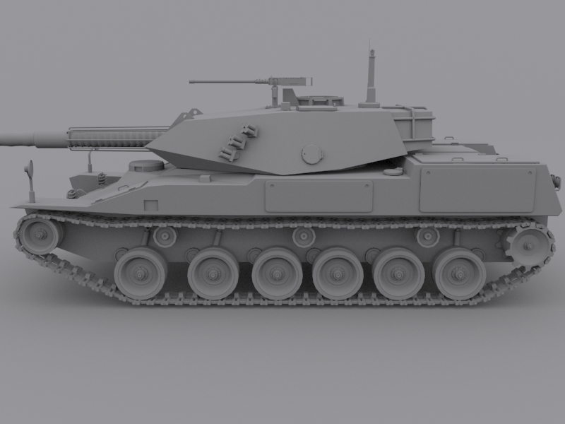 Tank Sting Ray 3D model_2