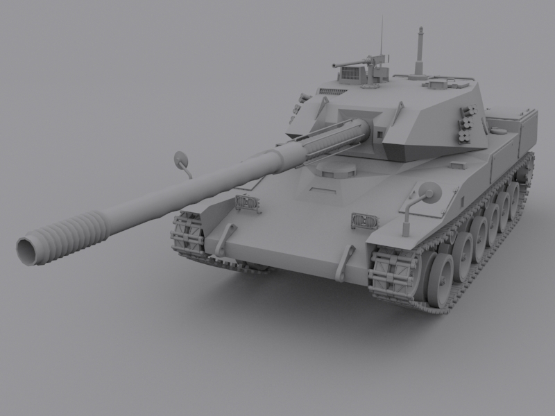 Tank Sting Ray 3D model_1
