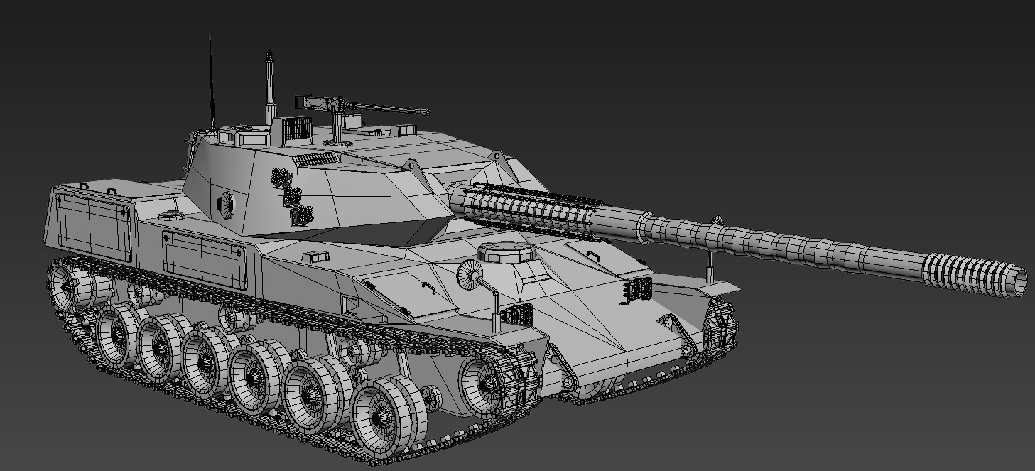 Tank Sting Ray 3D model_5