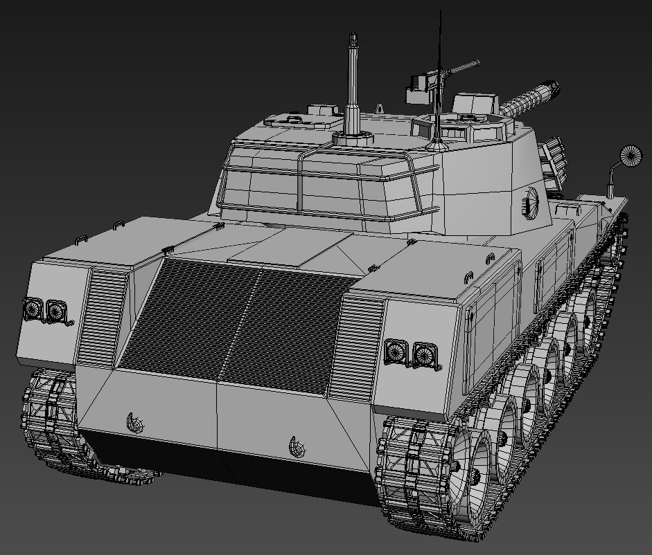 Tank Sting Ray 3D model_7