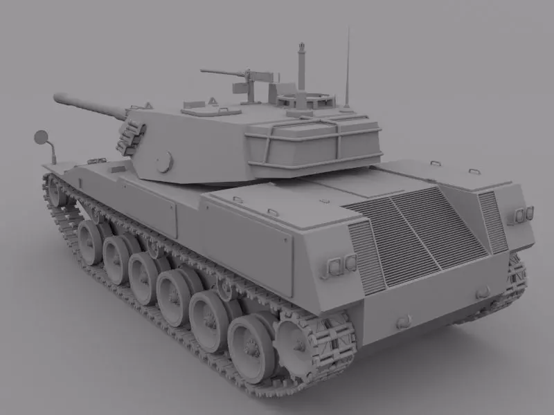 Tank Sting Ray 3D model_0