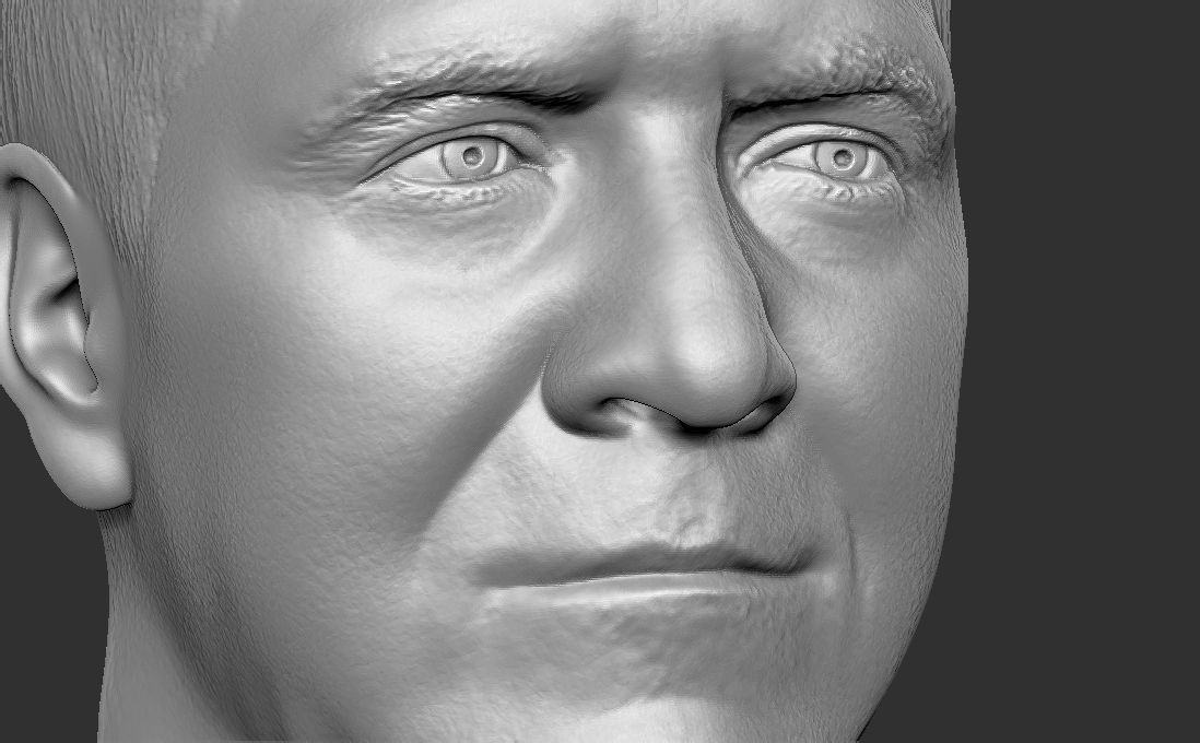 Simon Cowell bust for 3D printing 3D print model_22