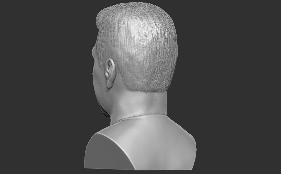 Simon Cowell bust for 3D printing 3D print model_10