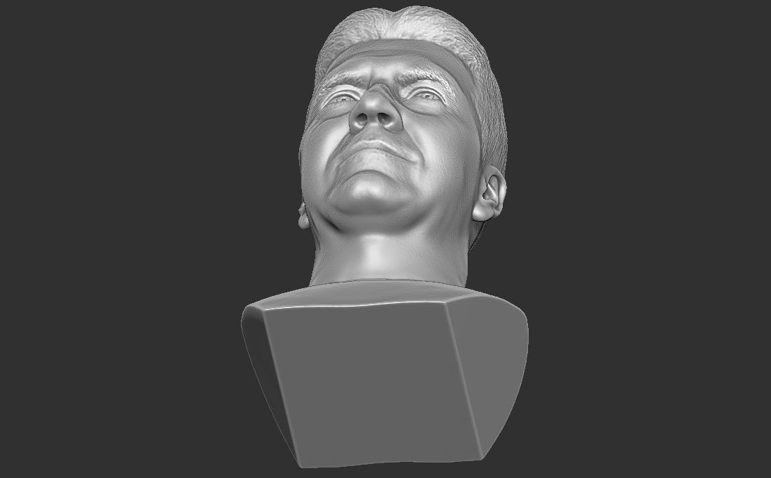 Simon Cowell bust for 3D printing 3D print model_26