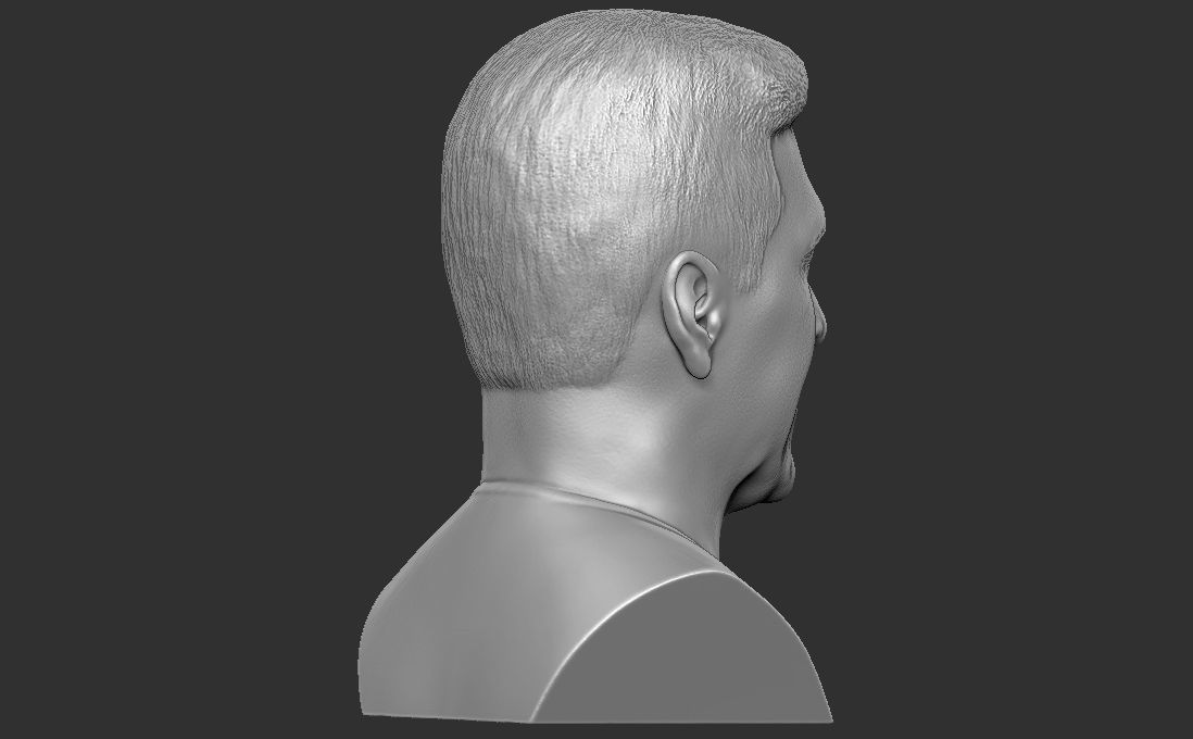 Simon Cowell bust for 3D printing 3D print model_12
