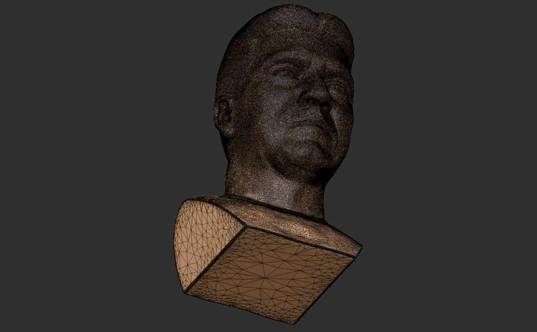 Simon Cowell bust for 3D printing 3D print model_31