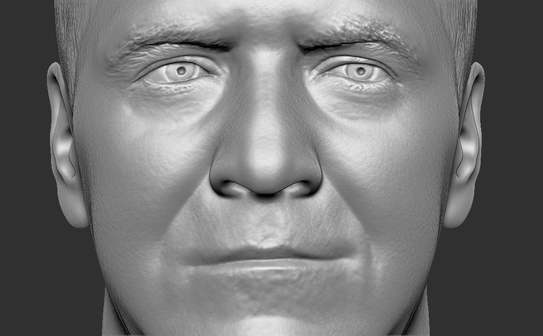 Simon Cowell bust for 3D printing 3D print model_21