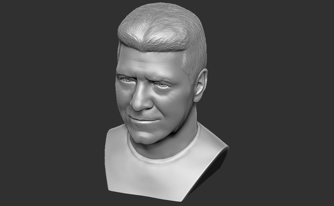 Simon Cowell bust for 3D printing 3D print model_19
