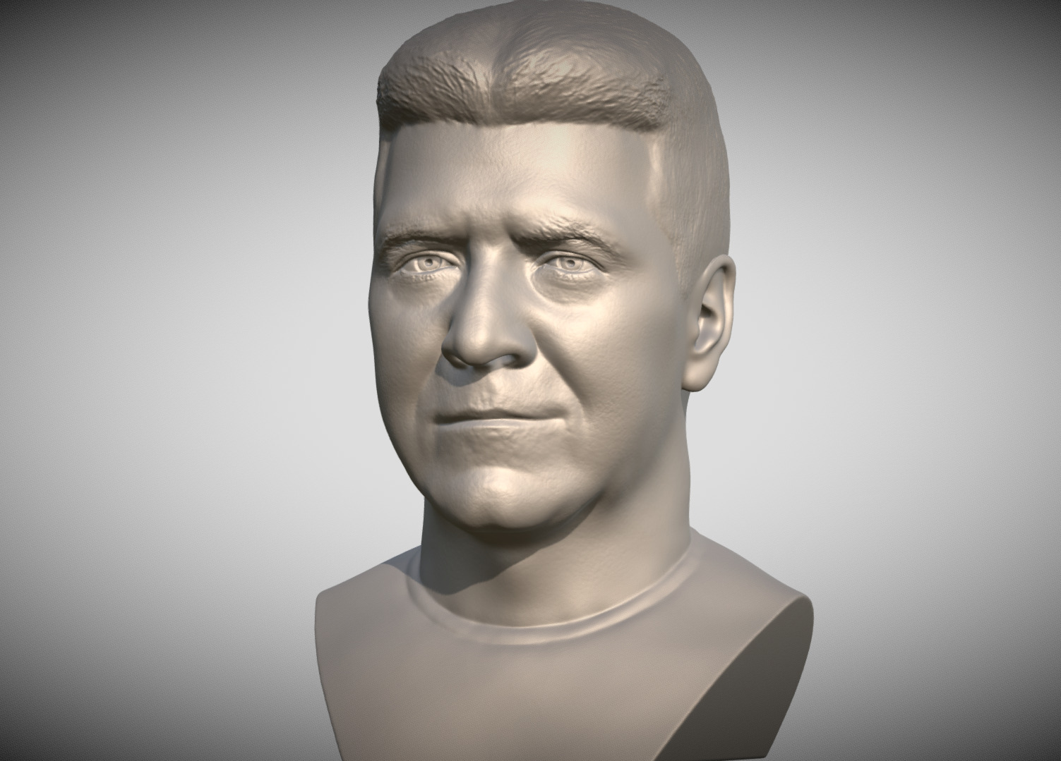 Simon Cowell bust for 3D printing 3D print model_3