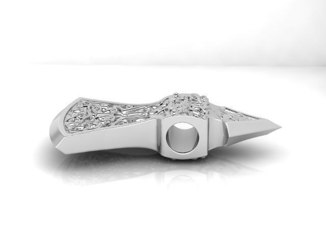 Viking Ax Pendant 3D print model 3D print model_4