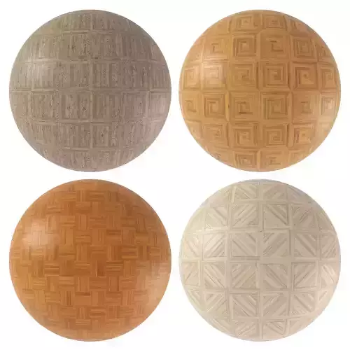 Parquet - Laminate - Wooden floor 4 in 1