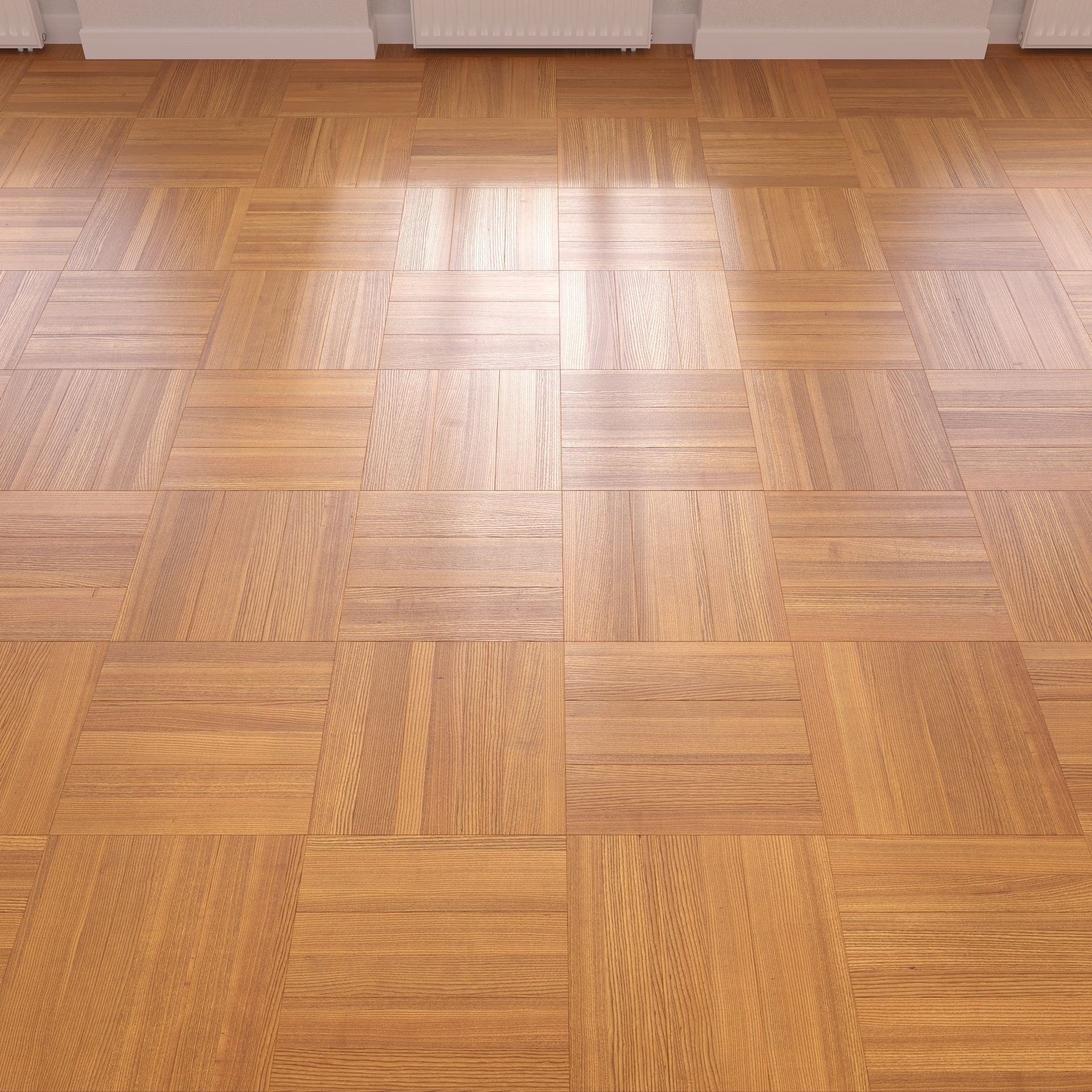 Parquet - Laminate - Wooden floor 4 in 1 3D model_15