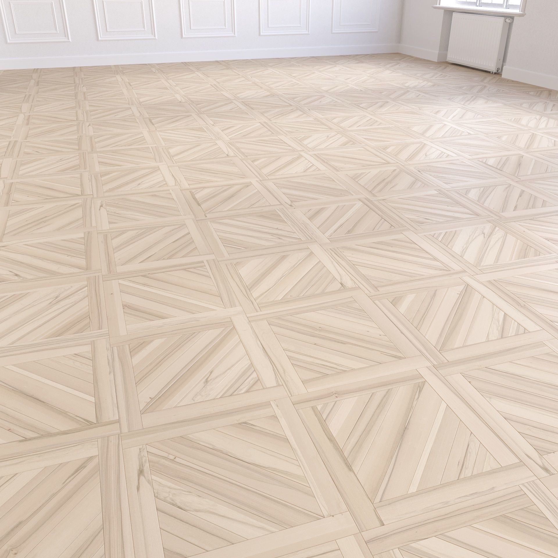 Parquet - Laminate - Wooden floor 4 in 1 3D model_20