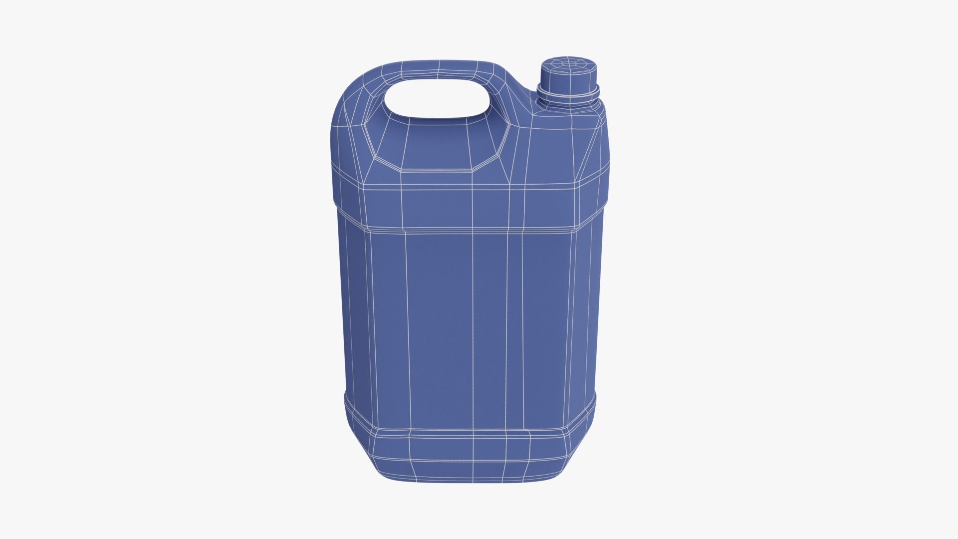 Plastic Jerry Can 3D model_15
