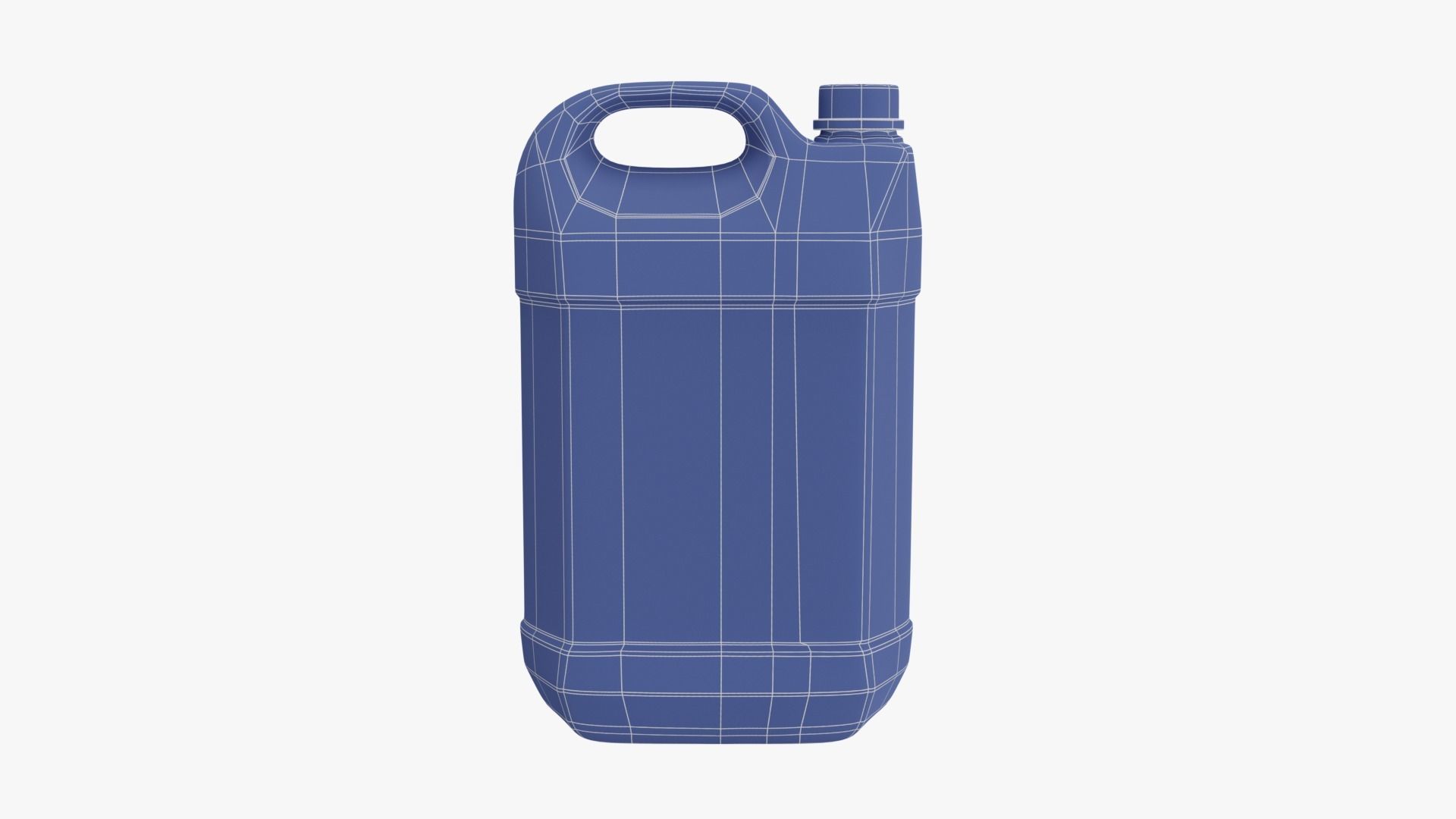 Plastic Jerry Can 3D model_13