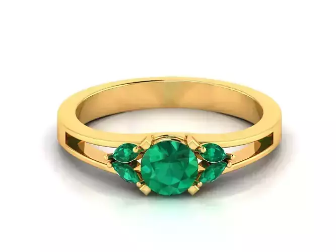 Solitaire Engagement Wedding Marquise Stone Ring 