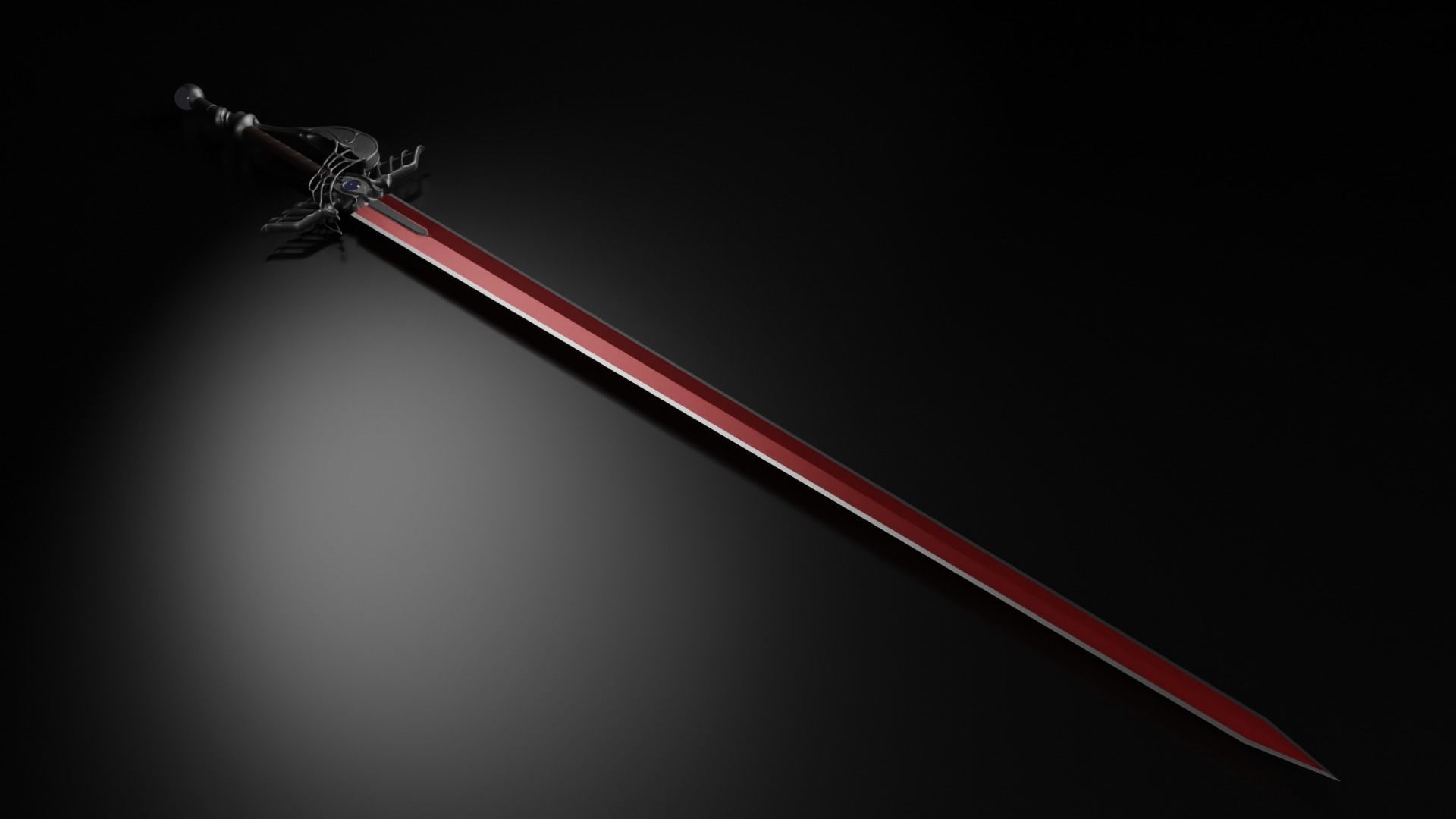 Genesis Rhapsodos Rapier - Crisis Core FFVII 3D model_1