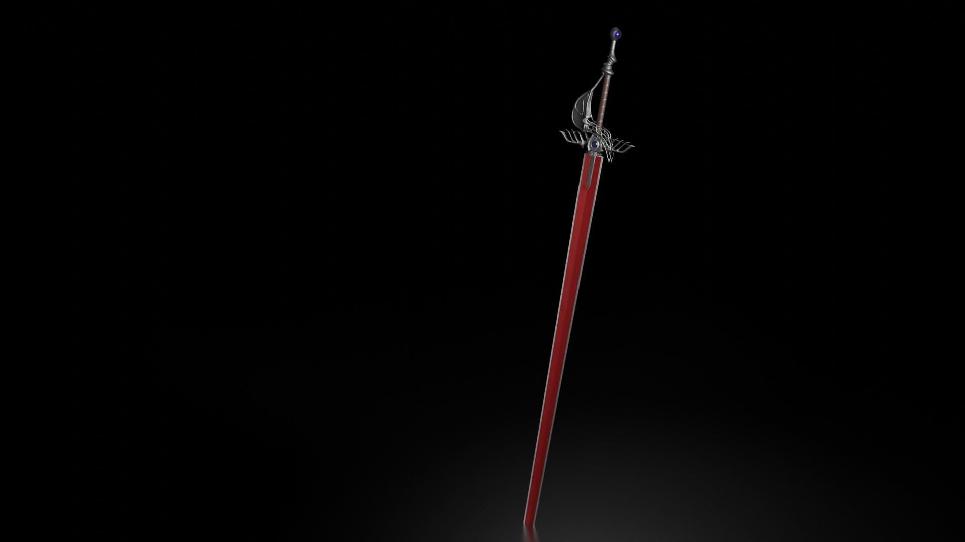 Genesis Rhapsodos Rapier - Crisis Core FFVII 3D model_3