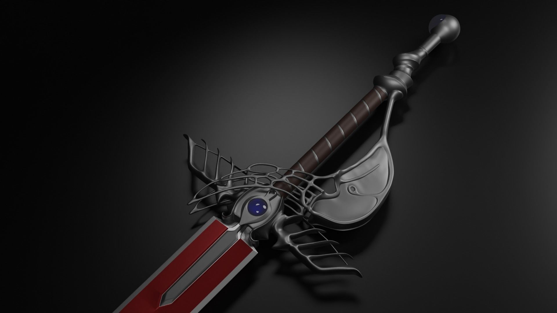 Genesis Rhapsodos Rapier - Crisis Core FFVII 3D model_5
