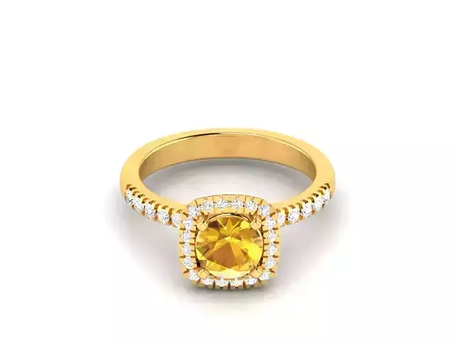 Engagement Wedding Ring 3dm Render Detail  3D print model
