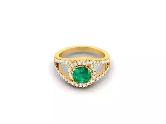 Engagement Wedding Ring 3dm Render Detail  3D print model