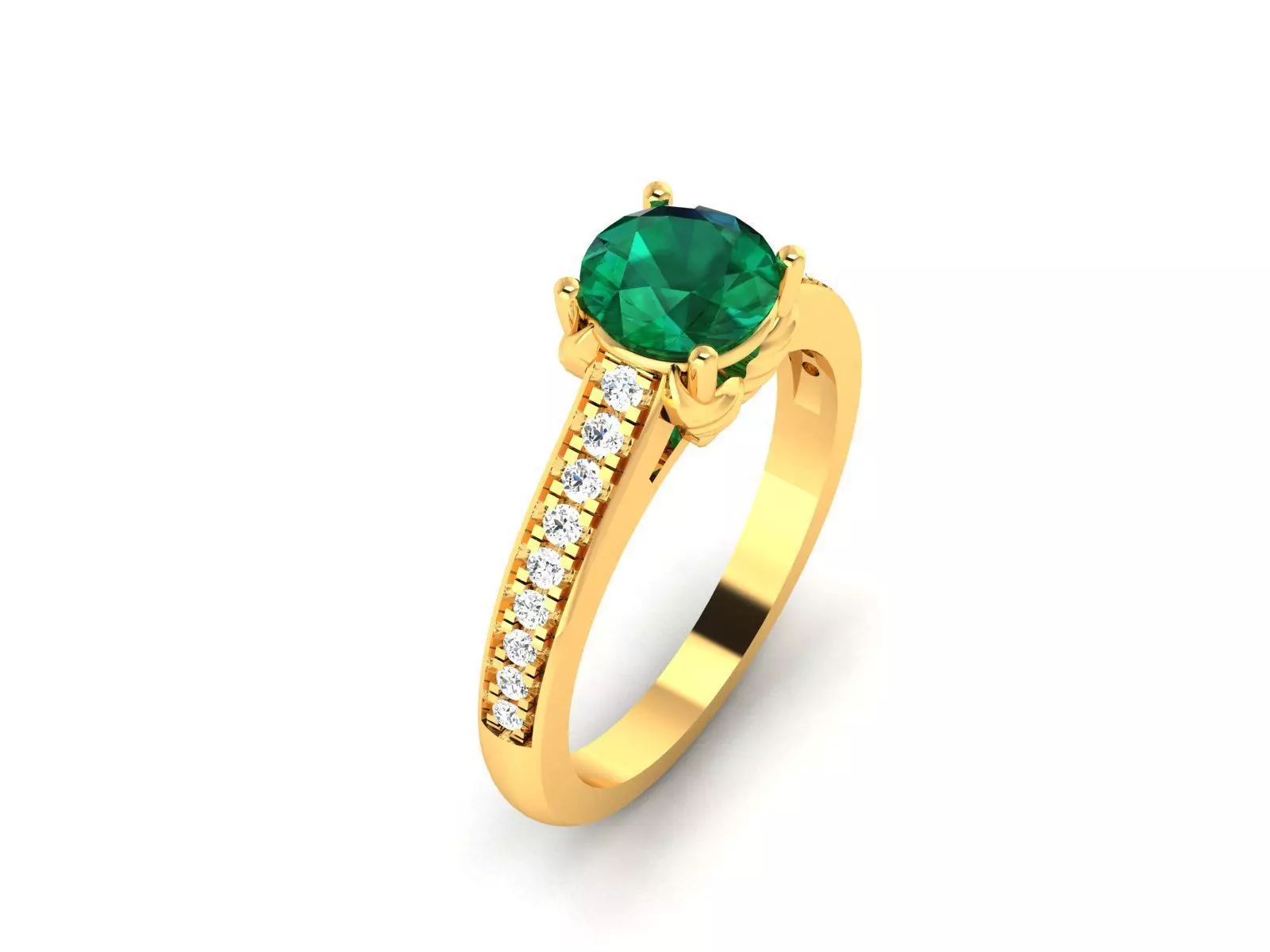 Engagement Wedding Ring 3dm Render Detail 3D print model