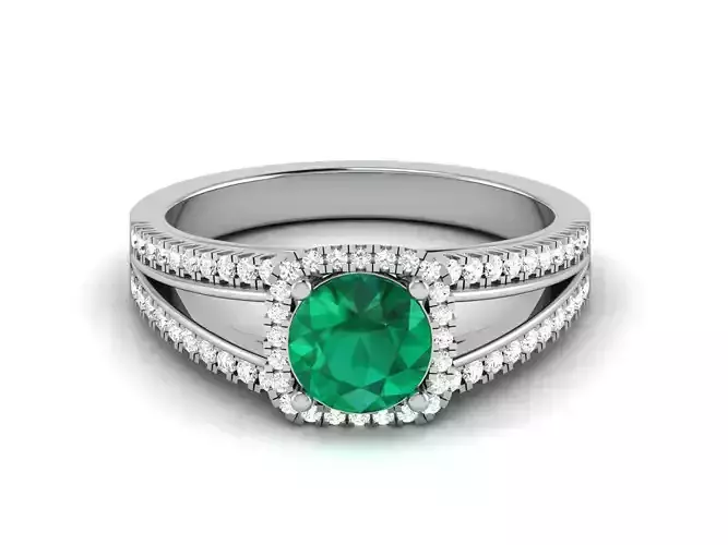 Engagement Wedding Ring 3dm Render Detail  3D print model